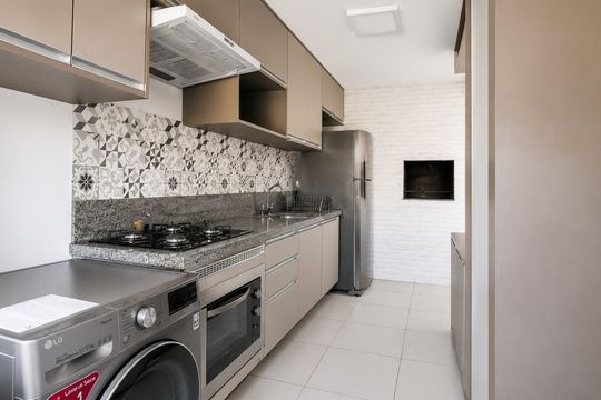Cozinha de apartamento para alugar com 2 quartos, 63m² em Centro, Canoas