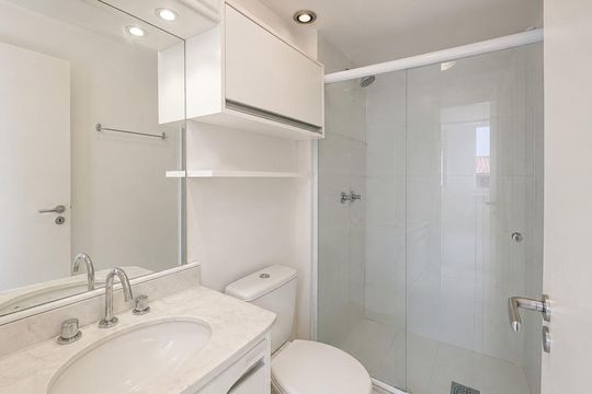 Banheiro de apartamento para alugar com 2 quartos, 63m² em Centro, Canoas