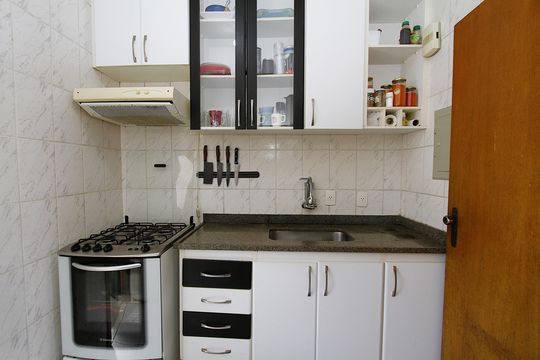 Cozinha de apartamento à venda com 3 quartos, 145m² em Monsenhor Messias, Belo Horizonte