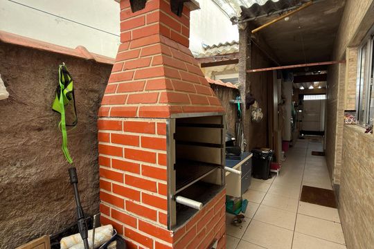 Churrasqueira de casa à venda com 2 quartos, 125m² em Vila Planalto, São Bernardo do Campo