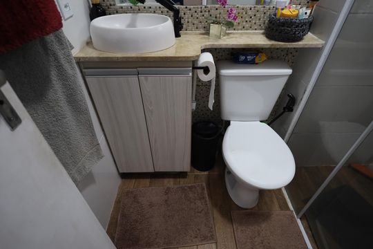 Banheiro de apartamento para alugar com 3 quartos, 60m² em Padroeira, Osasco