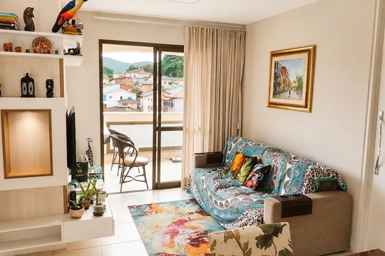 Sala de apartamento para alugar com 2 quartos, 80m² em Pantanal, Florianópolis