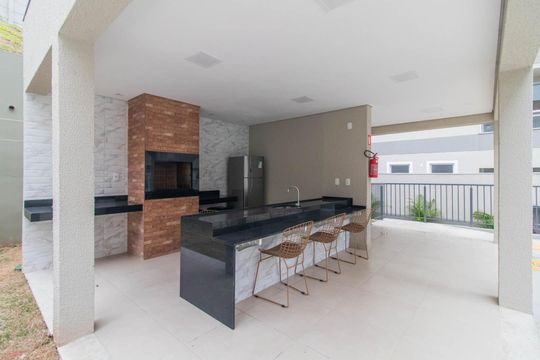 Área comum - Churrasqueira de apartamento para alugar com 2 quartos, 56m² em Camaquã, Porto Alegre