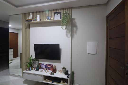 Sala de casa de condomínio para alugar com 2 quartos, 70m² em Niterói, Canoas