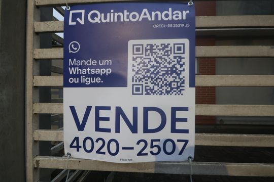 Placa/qrcode de casa de condomínio para alugar com 2 quartos, 70m² em Niterói, Canoas