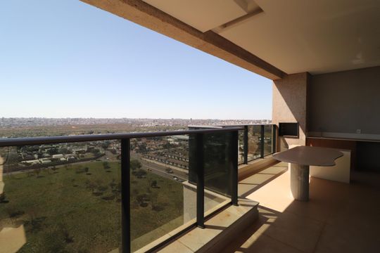 Varanda gourmet de apartamento para alugar com 4 quartos, 265m² em Jardim Karaíba, Uberlândia