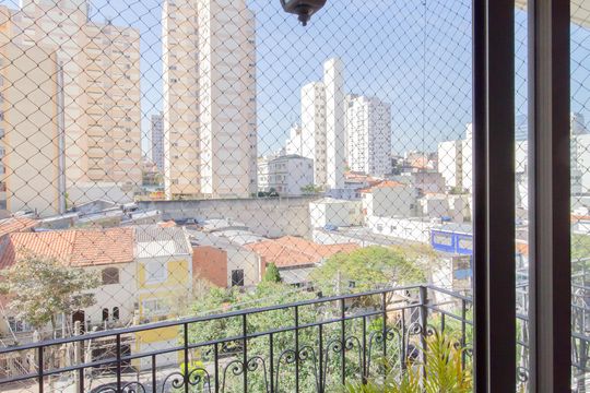 Varanda da Sala de apartamento para alugar com 2 quartos, 74m² em Aclimação, São Paulo