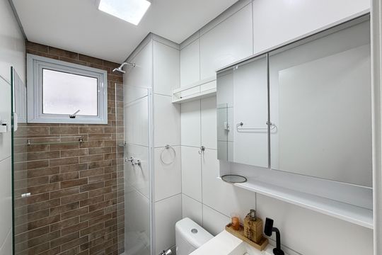 Banheiro de apartamento para alugar com 2 quartos, 36m² em Mooca, São Paulo
