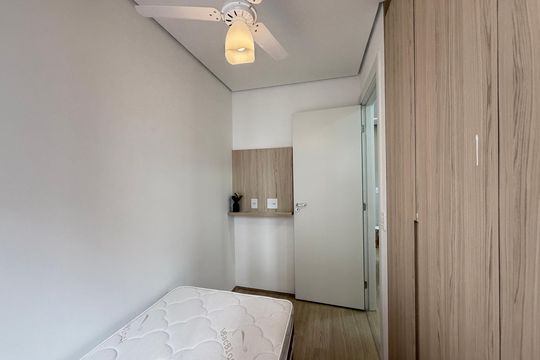 Quarto 2 de apartamento para alugar com 2 quartos, 36m² em Mooca, São Paulo