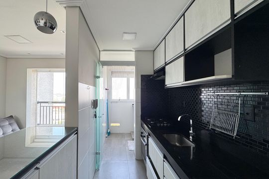 Cozinha  de apartamento para alugar com 2 quartos, 58m² em Planalto, São Bernardo do Campo