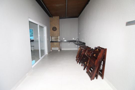 Área comum - Churrasqueira de apartamento para alugar com 2 quartos, 57m² em Parque Residencial Flamboyant, São José dos Campos