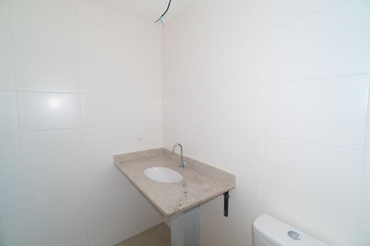 Banheiro da Suíte 3 de apartamento à venda com 3 quartos, 106m² em Vila Santa Catarina, São Paulo