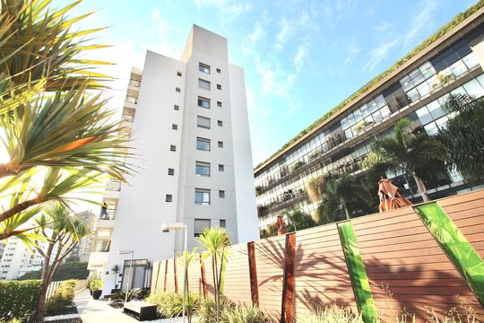 Fachada de apartamento para alugar com 1 quarto, 33m² em Vila Madalena, São Paulo