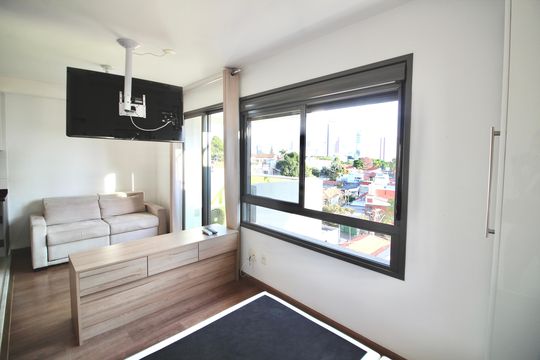 Quarto 1 de apartamento para alugar com 1 quarto, 33m² em Vila Madalena, São Paulo