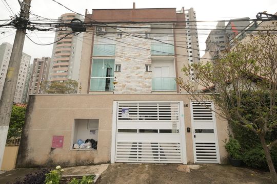Fachada do Prédio de apartamento para alugar com 2 quartos, 65m² em Vila Valparaíso, Santo André