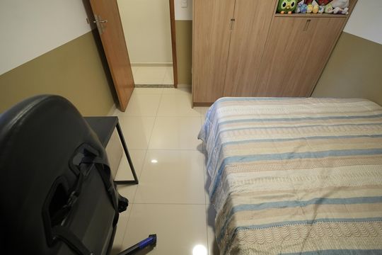 Quarto 1 de apartamento para alugar com 2 quartos, 65m² em Vila Valparaíso, Santo André