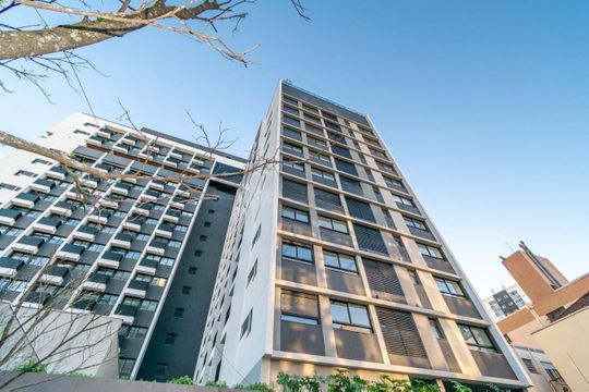 Fachada de apartamento à venda com 1 quarto, 24m² em Rio Branco, Porto Alegre