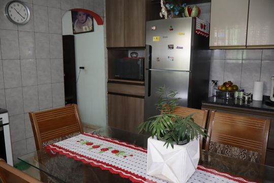Cozinha de casa à venda com 2 quartos, 90m² em Parque dos Bancarios, São Paulo