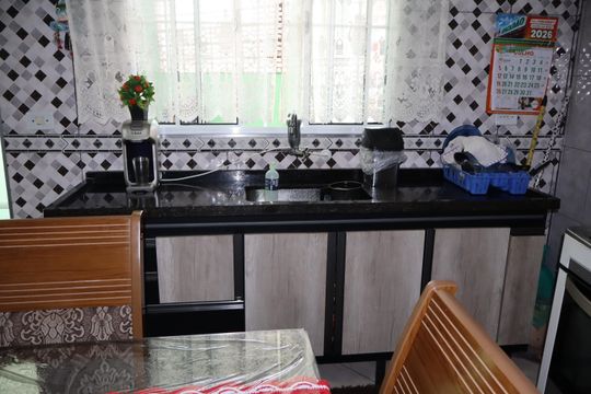 Cozinha de casa à venda com 2 quartos, 90m² em Parque dos Bancarios, São Paulo