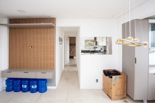 Sala/Cozinha/Area de Serviço de apartamento à venda com 2 quartos, 46m² em Centro, Diadema
