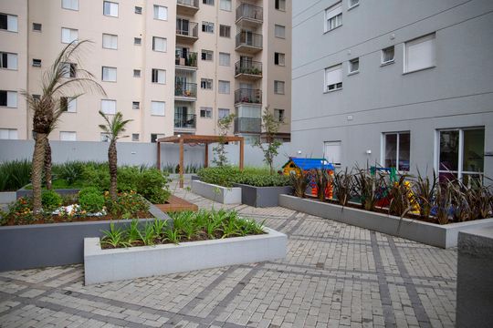 Área comum de apartamento à venda com 2 quartos, 46m² em Centro, Diadema