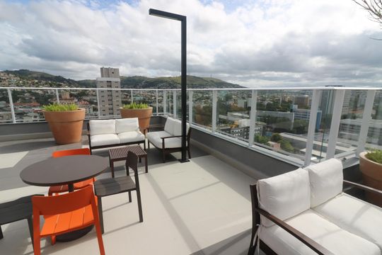 Área comum de kitnet/studio à venda com 1 quarto, 27m² em Partenon, Porto Alegre