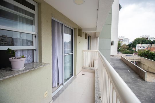 Varanda da Sala de apartamento à venda com 2 quartos, 59m² em Irajá, Rio de Janeiro