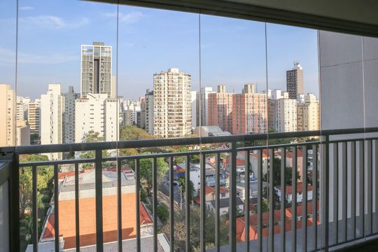 Vista da Suíte de apartamento à venda com 1 quarto, 36m² em Perdizes, São Paulo