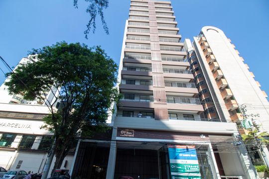 Fachada do Prédio de kitnet/studio para alugar com 1 quarto, 24m² em Campo Belo, São Paulo
