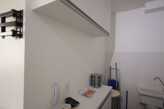 Cozinha - Área de serviço  de apartamento para alugar com 2 quartos, 33m² em Vila Santa Catarina, São Paulo