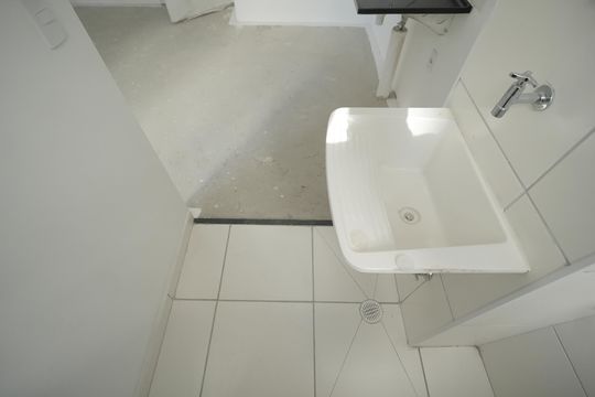 Área de Serviço de apartamento para alugar com 2 quartos, 43m² em Jardim, Santo André