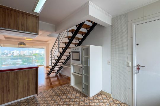 Cozinha de apartamento para alugar com 3 quartos, 192m² em Campo Belo, São Paulo