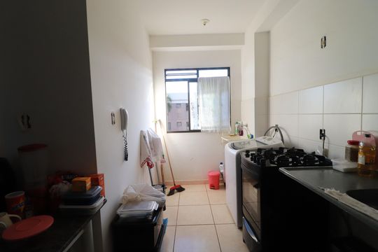 COZINHA de apartamento para alugar com 2 quartos, 43m² em Recanto das Palmeiras, Ribeirão Preto