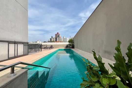 Área comum - Piscina de apartamento para alugar com 1 quarto, 75m² em Taquaral , Campinas