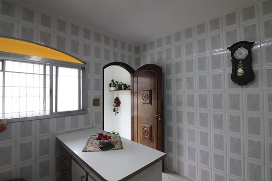 Cozinha de casa à venda com 3 quartos, 120m² em Vila Caminho do Mar, São Bernardo do Campo