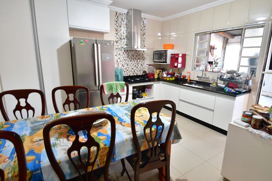Cozinha de casa para alugar com 2 quartos, 50m² em Boa Esperança, Campinas