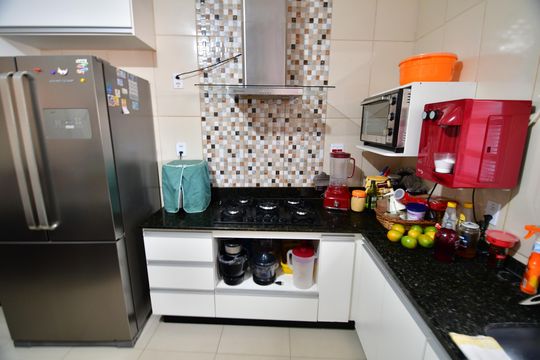 Cozinha de casa para alugar com 2 quartos, 50m² em Boa Esperança, Campinas