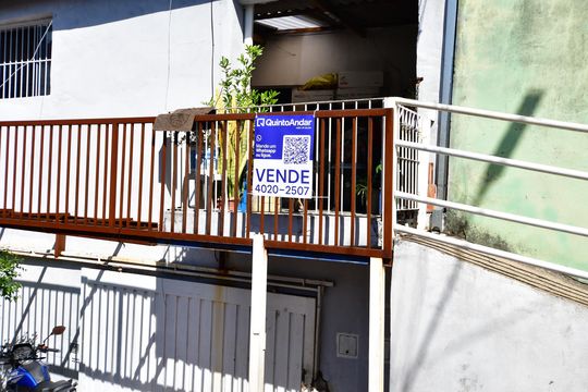 Fachada / Placa de casa à venda com 2 quartos, 50m² em Boa Esperança, Campinas