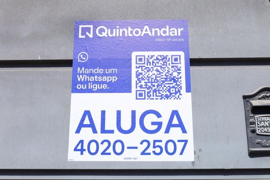 Placa GRANDE instalada no portão do imóvel, dia 18.08.2026 - Código da placa: SWRM-1587 de casa para alugar com 1 quarto, 50m² em Jardim Pedro José Nunes, São Paulo
