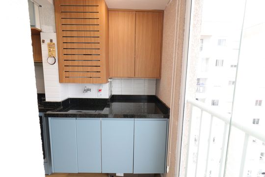 Área de Serviço de apartamento à venda com 2 quartos, 44m² em Vila Isa, São Paulo