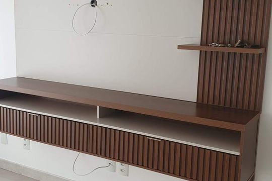 Sala de apartamento para alugar com 3 quartos, 76m² em Marechal Rondon, Canoas