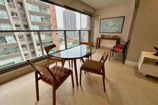 Varanda de apartamento à venda com 3 quartos, 100m² em Jardim das Acacias, São Paulo