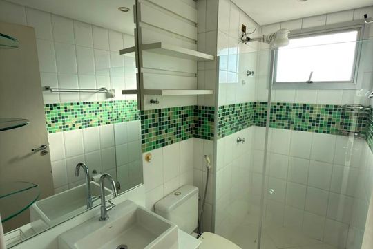 Banheiro de apartamento para alugar com 2 quartos, 68m² em Aclimação, São Paulo