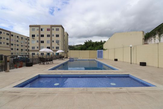 Área comum - Piscina de apartamento para alugar com 2 quartos, 60m² em Vila Lage, São Gonçalo
