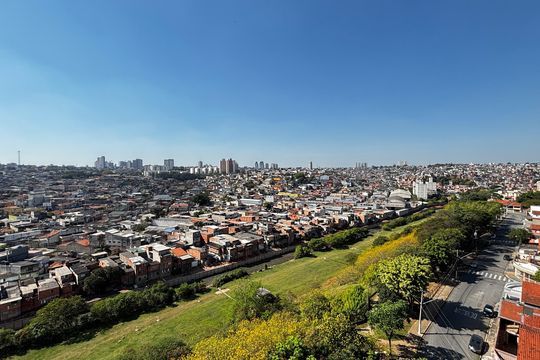 Quarto 1 Vista de apartamento à venda com 3 quartos, 65m² em Utinga, Santo André
