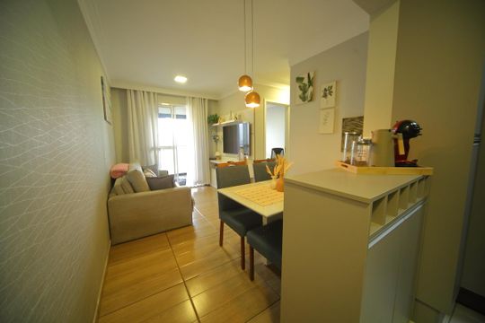 Sala de apartamento à venda com 2 quartos, 54m² em Jardim Olavo Bilac, São Bernardo do Campo