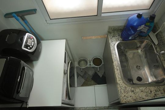 Área de Serviço de apartamento à venda com 2 quartos, 54m² em Jardim Olavo Bilac, São Bernardo do Campo