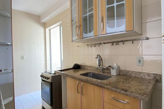 Cozinha de apartamento para alugar com 3 quartos, 68m² em Jardim Esmeralda, São Paulo