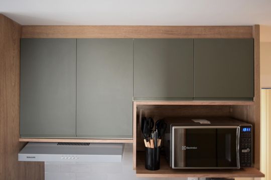 Estúdio - Cozinha de kitnet/studio à venda com 1 quarto, 27m² em Pompeia, São Paulo