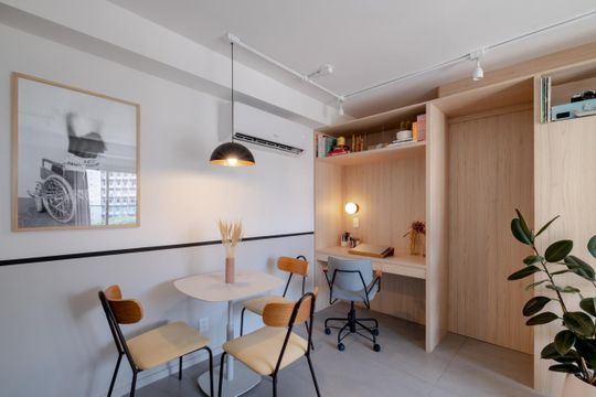 Sala de kitnet/studio para alugar com 1 quarto, 45m² em Jardim Paulista, São Paulo